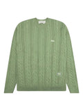 Advisory Board Crystals cable-knit crew-neck sweater