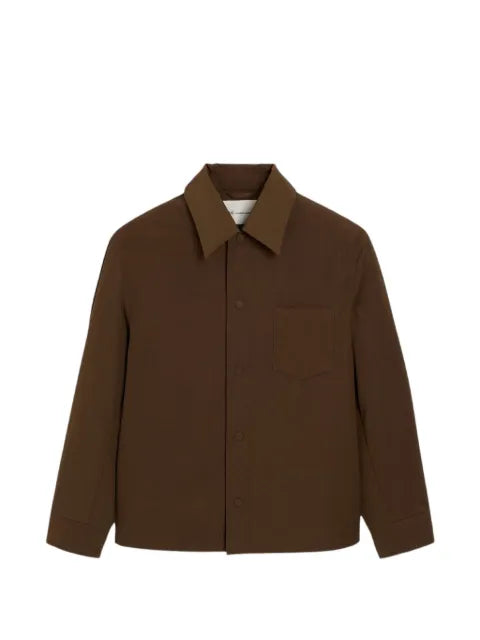 AMI Paris patch-pocket shirt jacket
