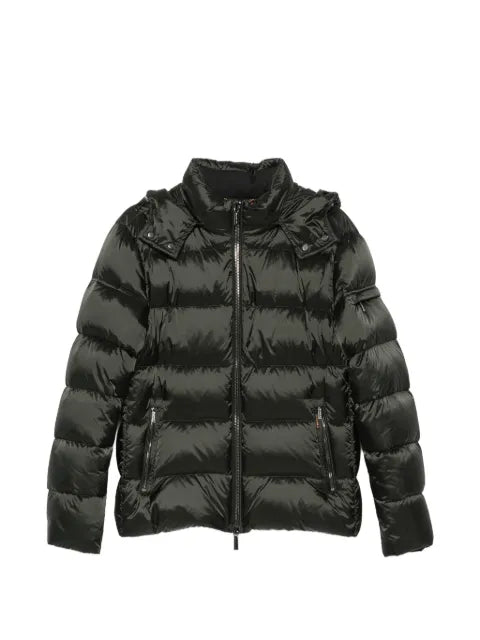 Moorer Brett quilted hooded jacket