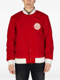 Replay logo-patch bomber jacket