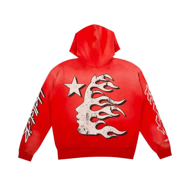 Hellstar Tracksuit set Records Graphic Red