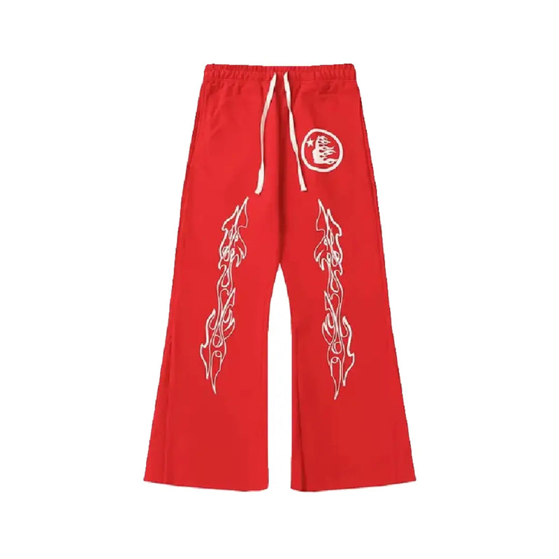 Hellstar Tracksuit set Records Graphic Red
