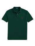 RALPH LAUREN Custom Slim Fit Mesh Polo College Green