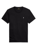 RALPH LAUREN Cotton Jersey Sleep T-shirt Polo Black