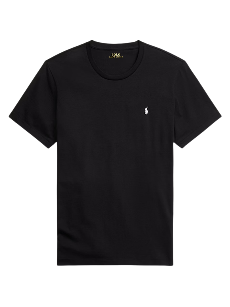 RALPH LAUREN Cotton Jersey Sleep T-shirt Polo Black