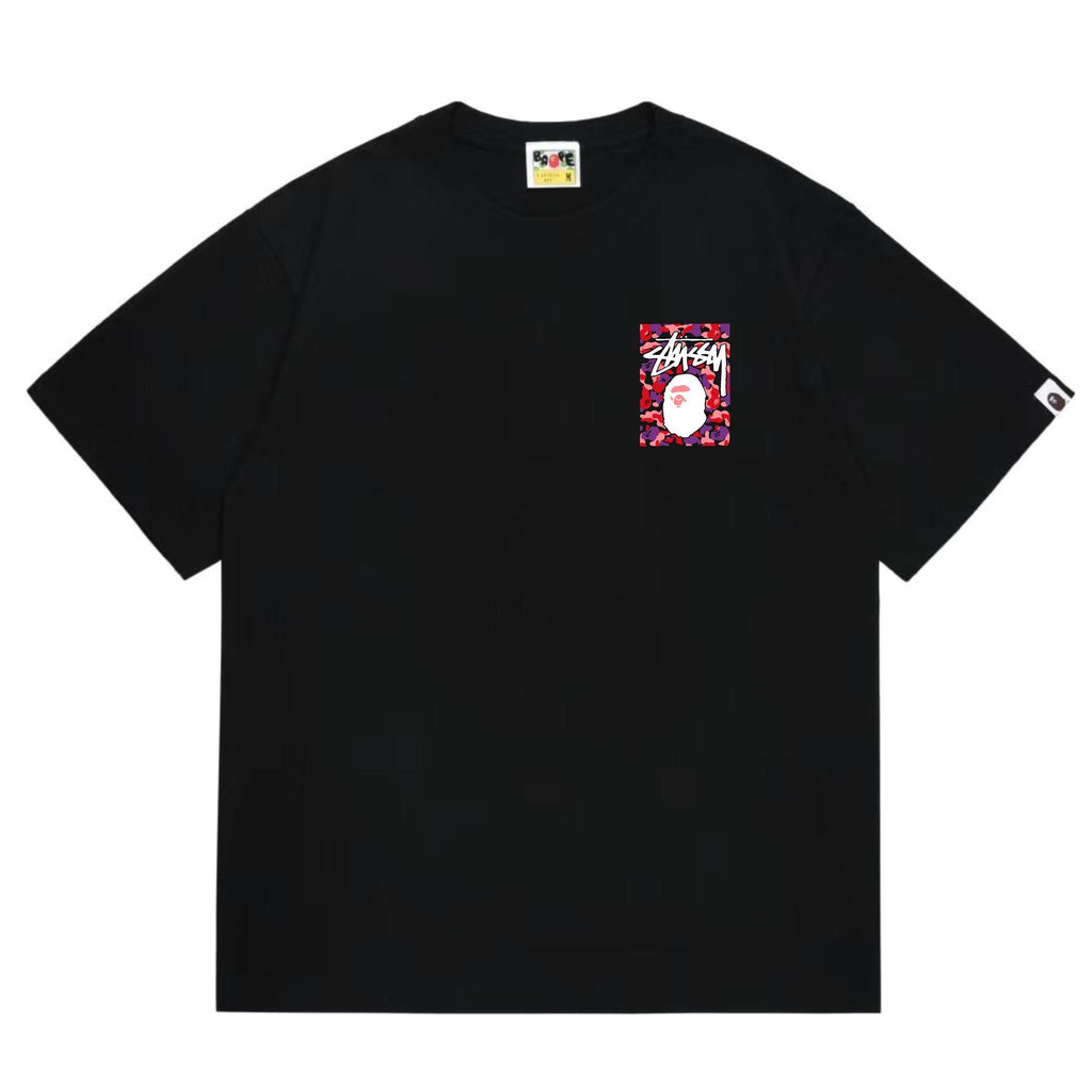 BAPE Warm Camo Ape Graphic Short-Sleeve T-Shirt