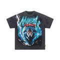FIRST ROW Warning Not So Quiet Wolf Cropped T-Shirt