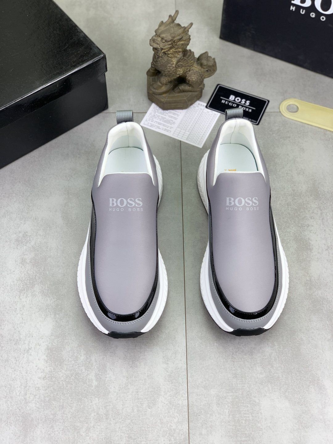 BOSS Low-Top Slip-On Sneakers