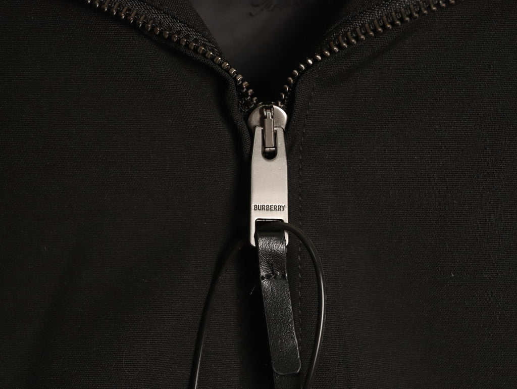 Burberry 26SS Bloomsbury Equestrian Full-Zip Jacket - Black